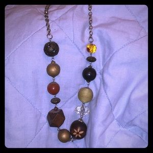 Bohemian multibead necklace